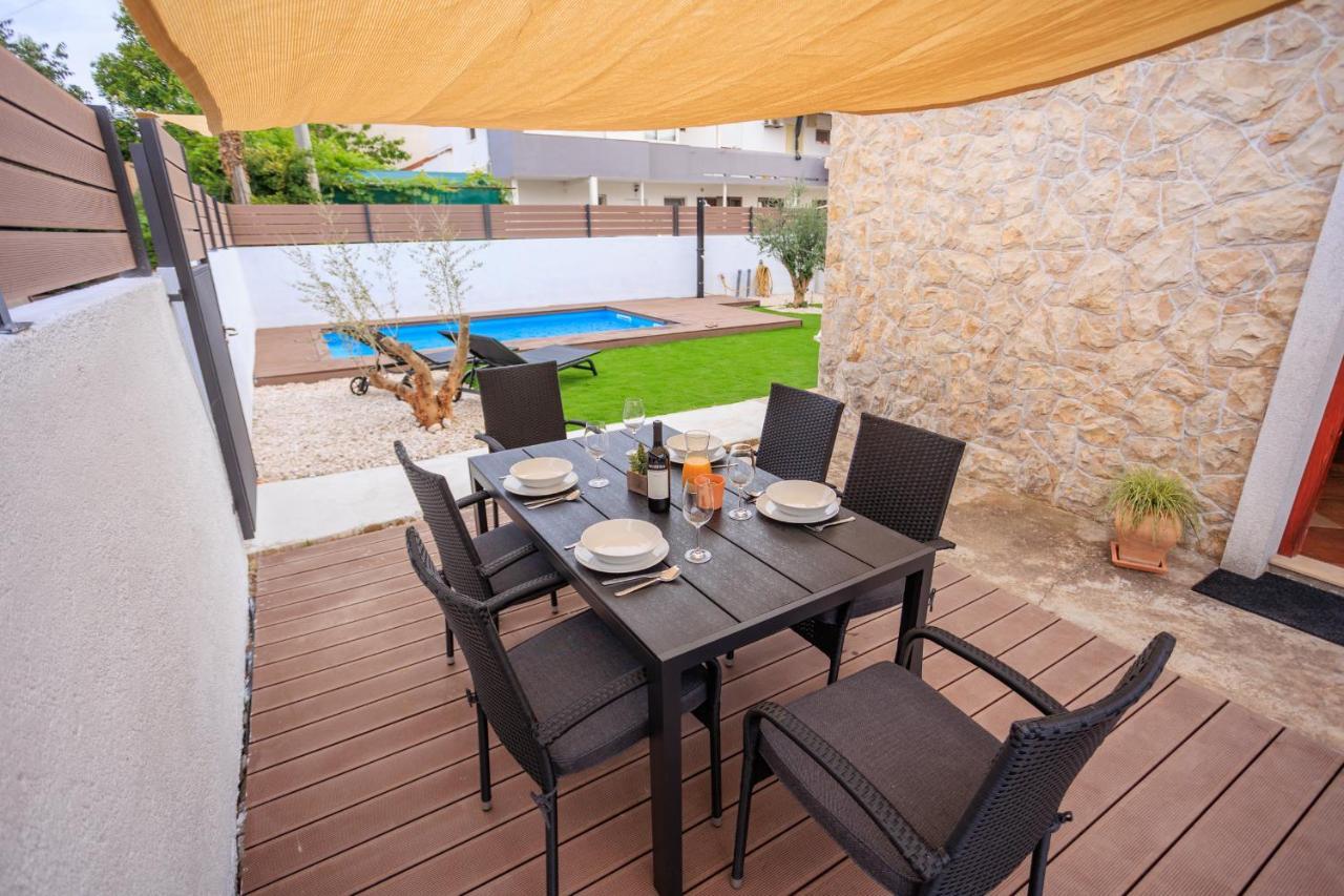 Mustra House Zadar - Private Pool & Sauna Eksteriør billede
