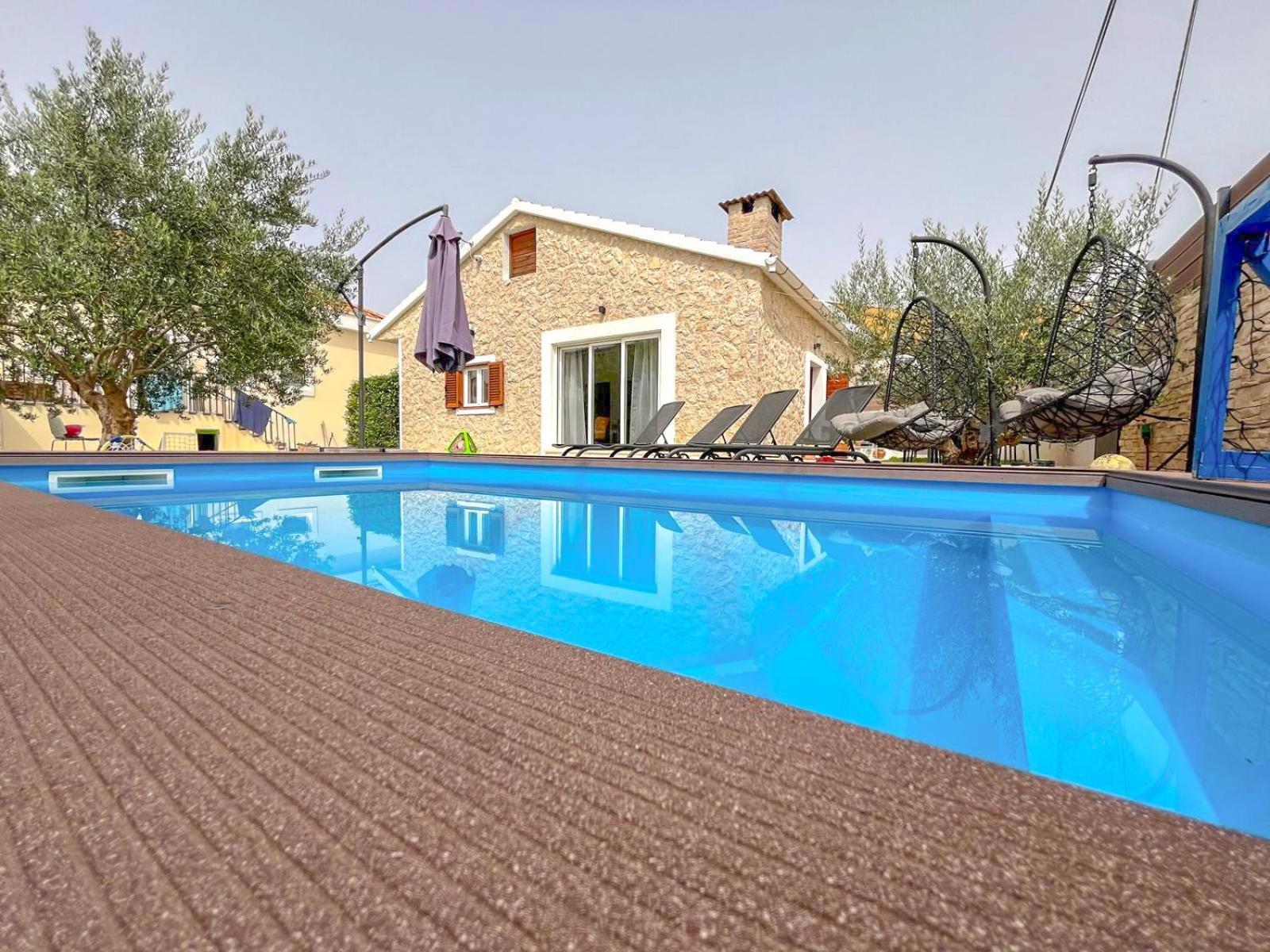 Mustra House Zadar - Private Pool & Sauna Eksteriør billede